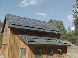 Tenth slide image of roof mounted solar panels