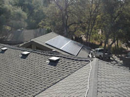 Fourth slide image of roof mounted solar panels