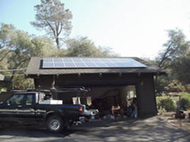 Fifth slide image of roof mounted solar panels