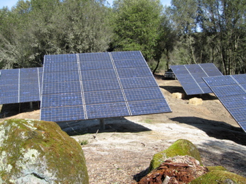 Fourth slide image of solar panels